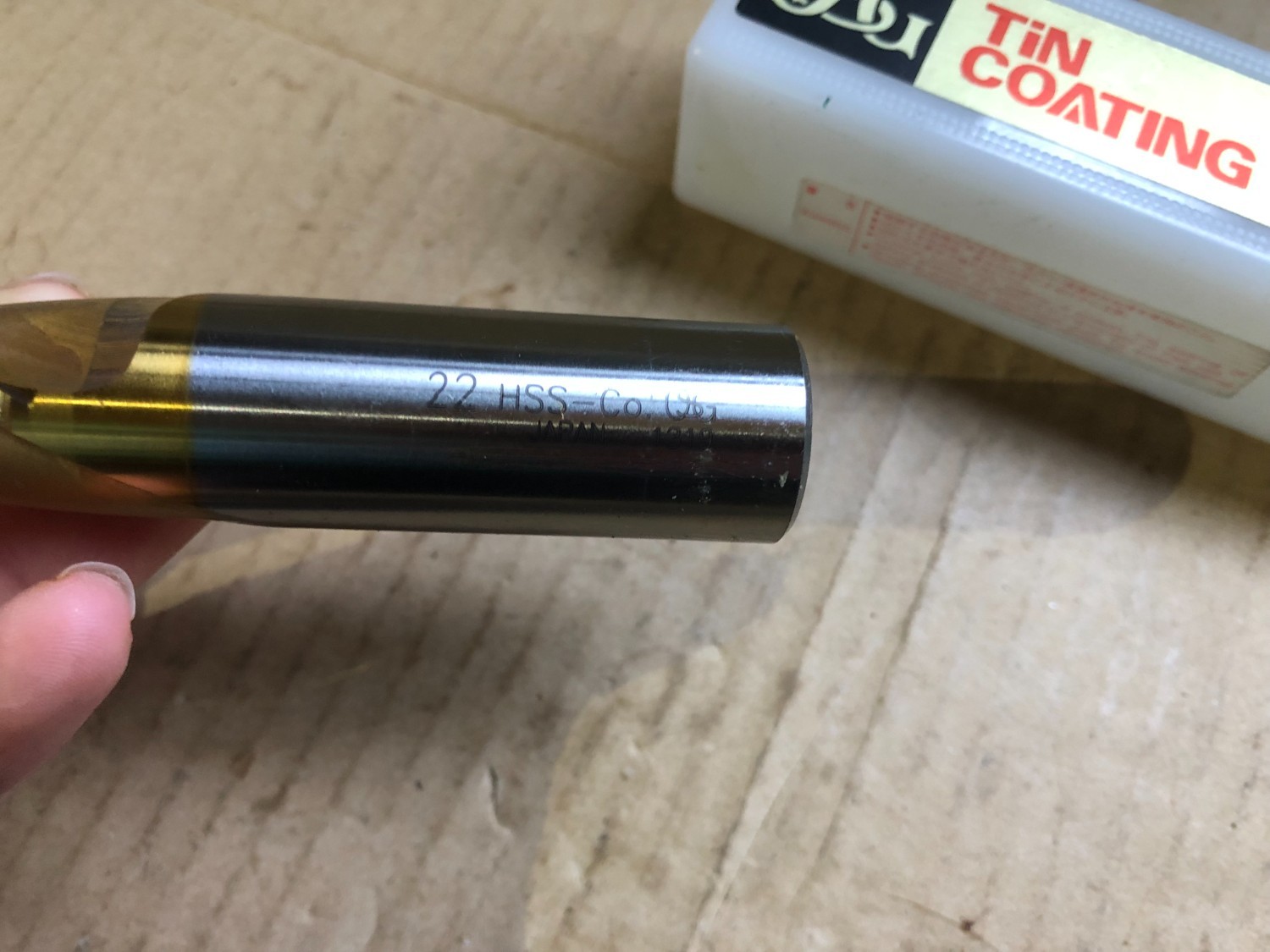 中古エンドミル(スクエア) 【エンドミル2刃】φ22HSS-Co OSG/ オーエスジー