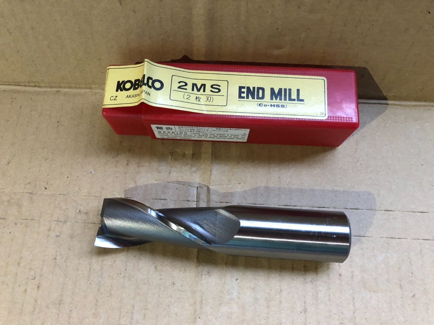 中古エンドミル(スクエア) 【エンドミル2刃】φ25Co-Hss コベルコ/KOBELCO