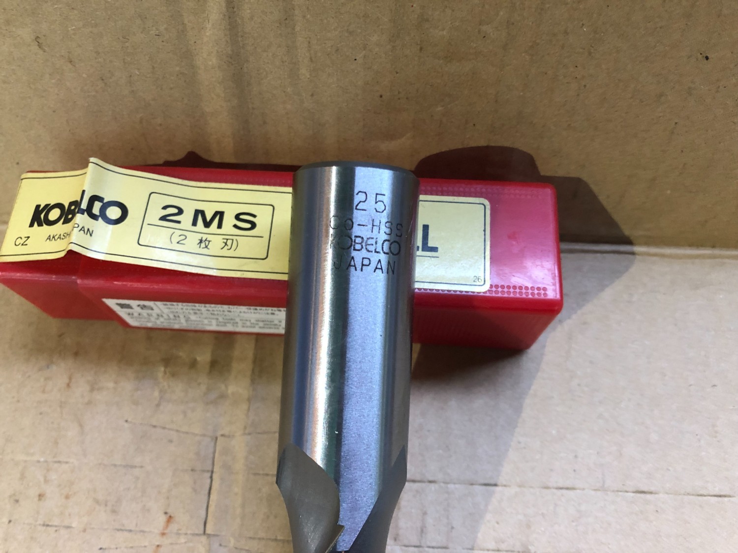 中古エンドミル(スクエア) 【エンドミル2刃】φ25Co-Hss コベルコ/KOBELCO