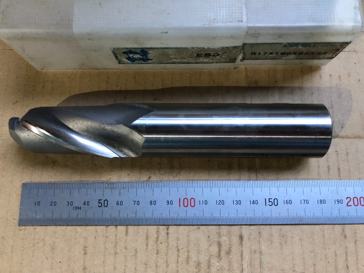 中古エンドミル(ボール） 【ボールエンドミル】R17x34 Hss-Co OSG/ オーエスジー