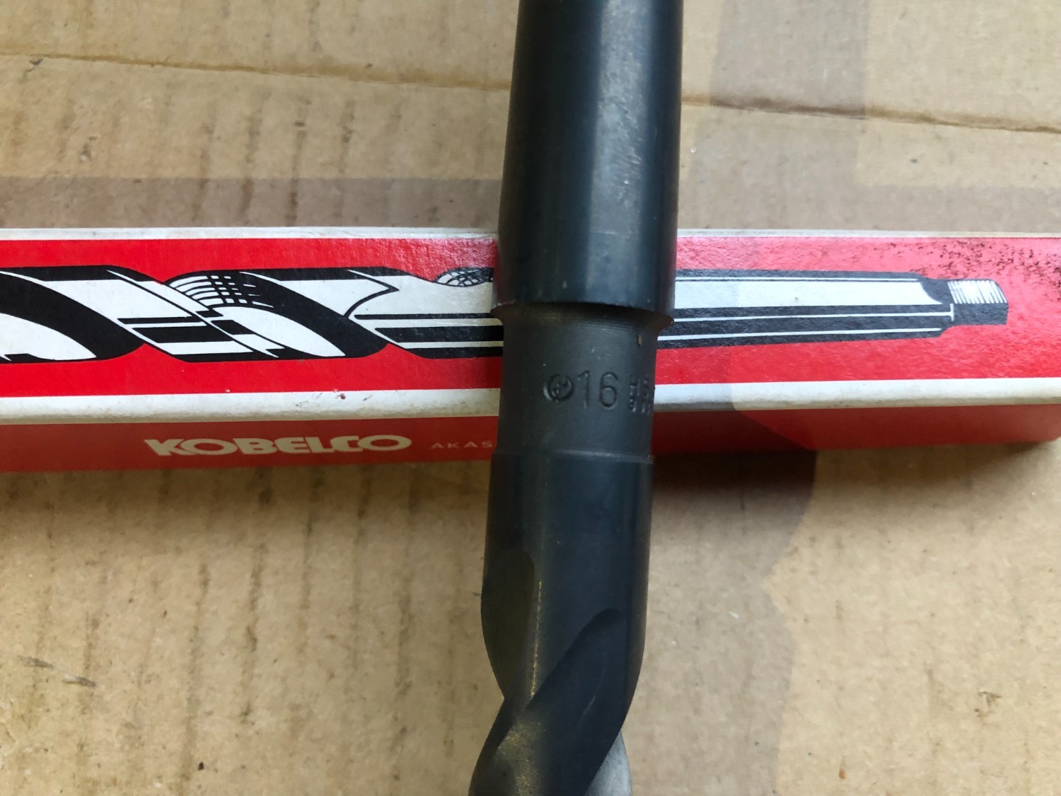 中古テーパ―シャンクドリル 【テーパーシャンクドリル】φ16.0 MT2 コベルコ/KOBELCO