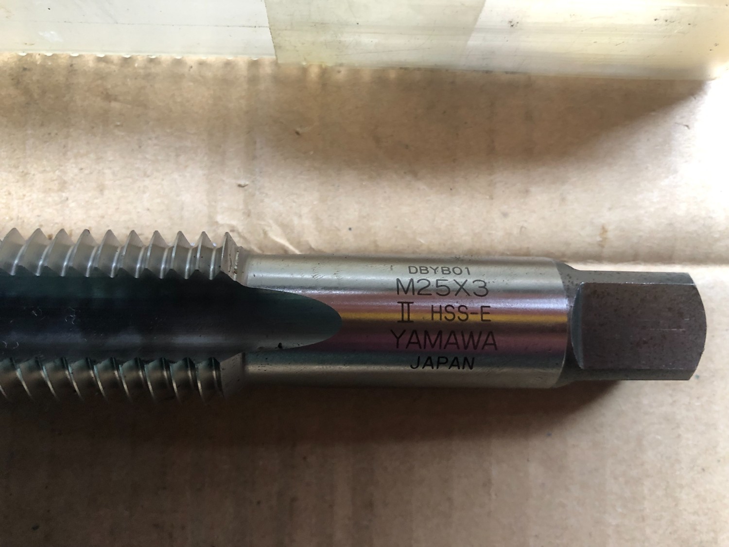 中古タップ 【ハンドタップ】M25x3 ヤマワ/Yamawa