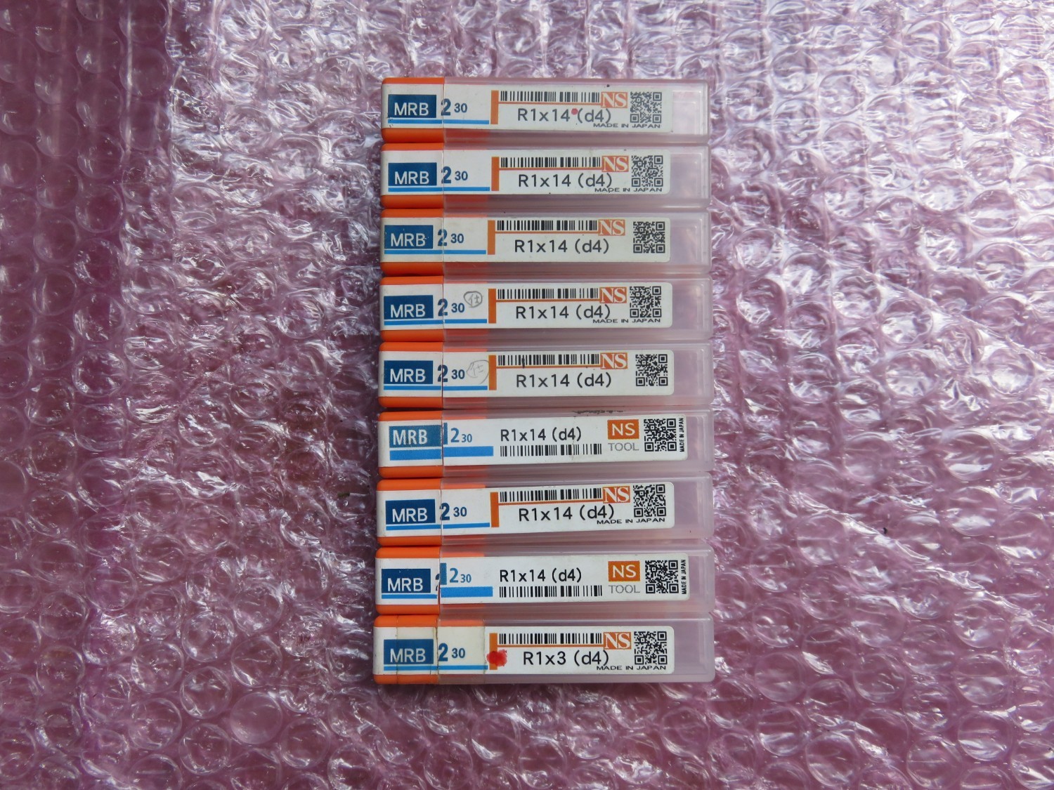 中古Other end mill 【エンドミル】R1x14、R1x3　  NS TOOL　