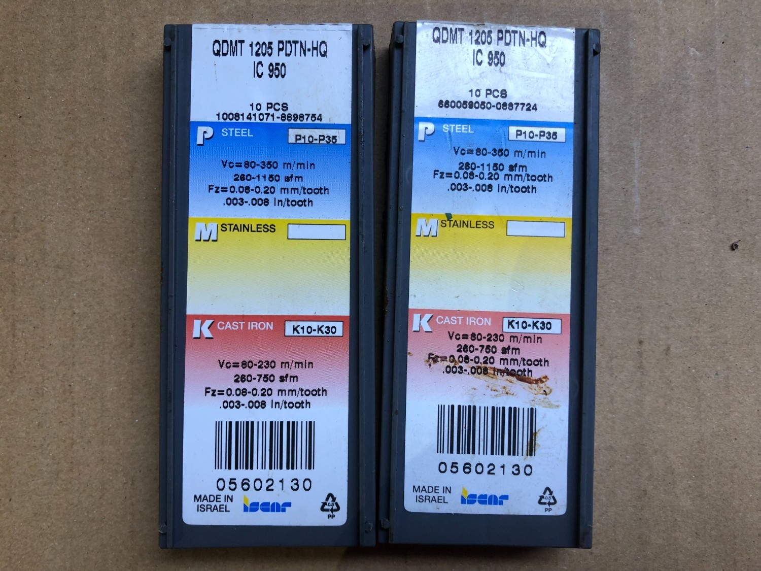 中古インサート（チップ） 【チップ】QDMT1205PDTN-HQ IC950 イスカル/ISCAR