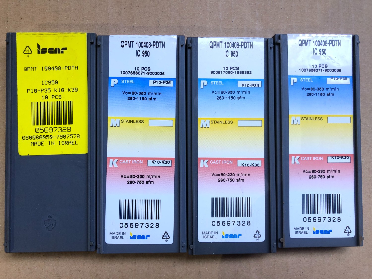 中古インサート（チップ） 【チップ】QPMT100408-PDTN IC950 京セラ