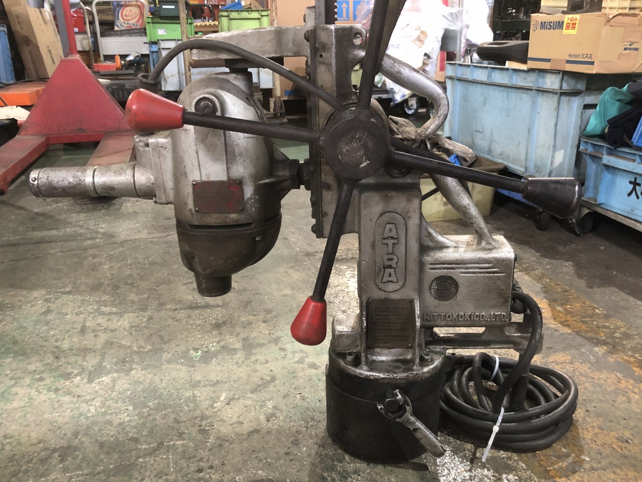 中古その他一般工作機械 【磁気ドリルスタンド（アトラ）/マグボール盤】NS-3 日東工器/NITTO KOHKI