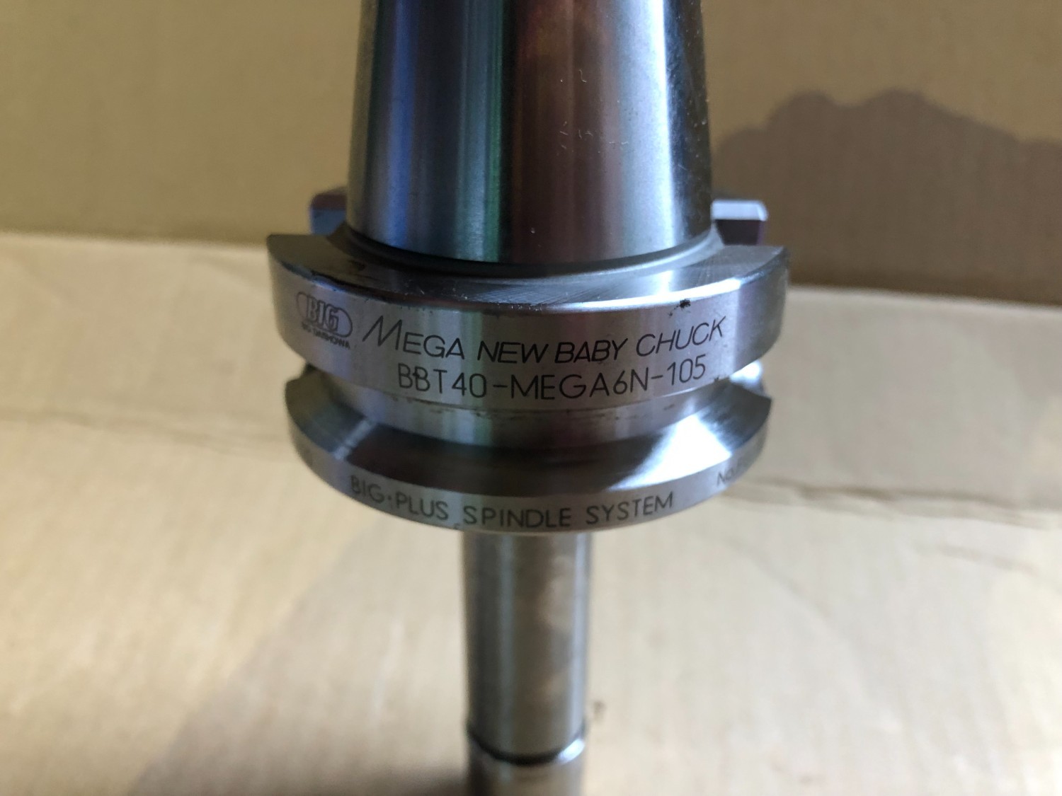 中古BBT40 【メガニューベビーチャック】BBT40-MEGA6N-105 大昭和精機/BIG DAISHOWA