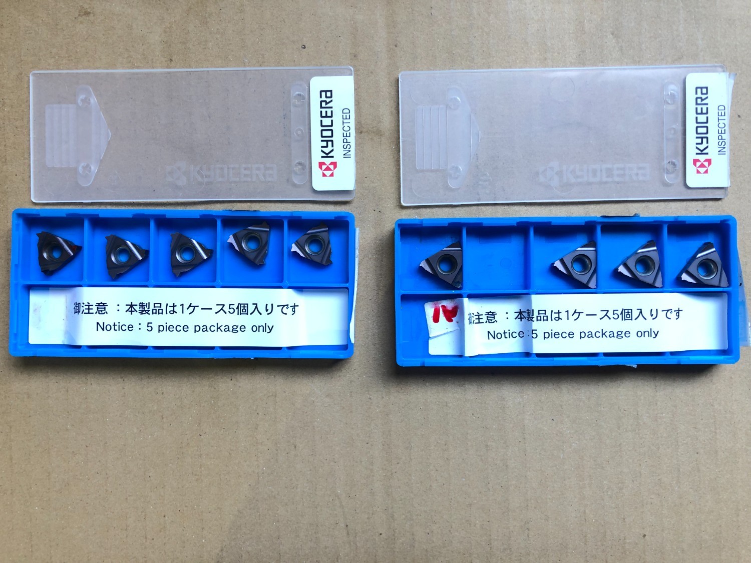 中古インサート（チップ） 【チップ2箱】16EL200ISO/16EL100ISO-PR1115 京セラ/KYOCERA