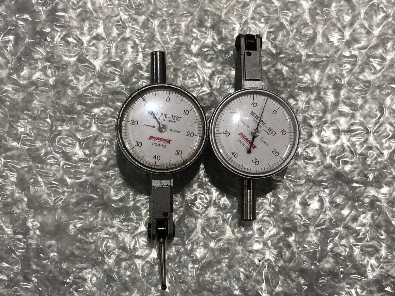 中古ダイヤルゲージ(ダイヤルインジゲーター含む) 【ダイヤルゲージ】2個 ピーコック/Peacock