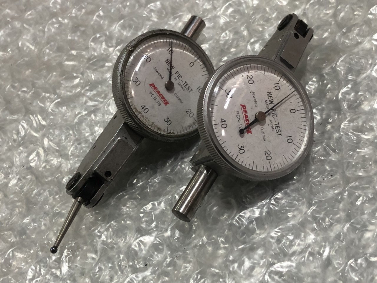 中古ダイヤルゲージ(ダイヤルインジゲーター含む) 【ダイヤルゲージ】2個 ピーコック/Peacock