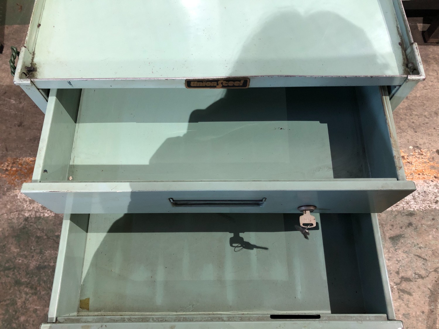 中古キャビネット類 【ツールワゴン】W530xD495xH900(mm) Union Steel