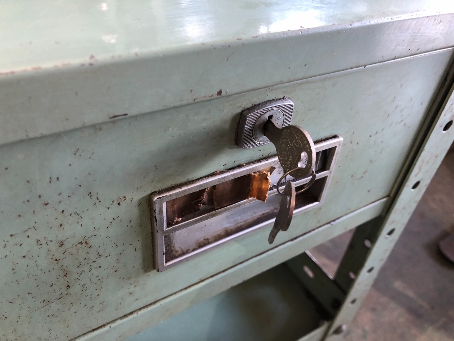 中古キャビネット類 【ツールワゴン】W355xD400xH790(mm) バンラック/VANLACK