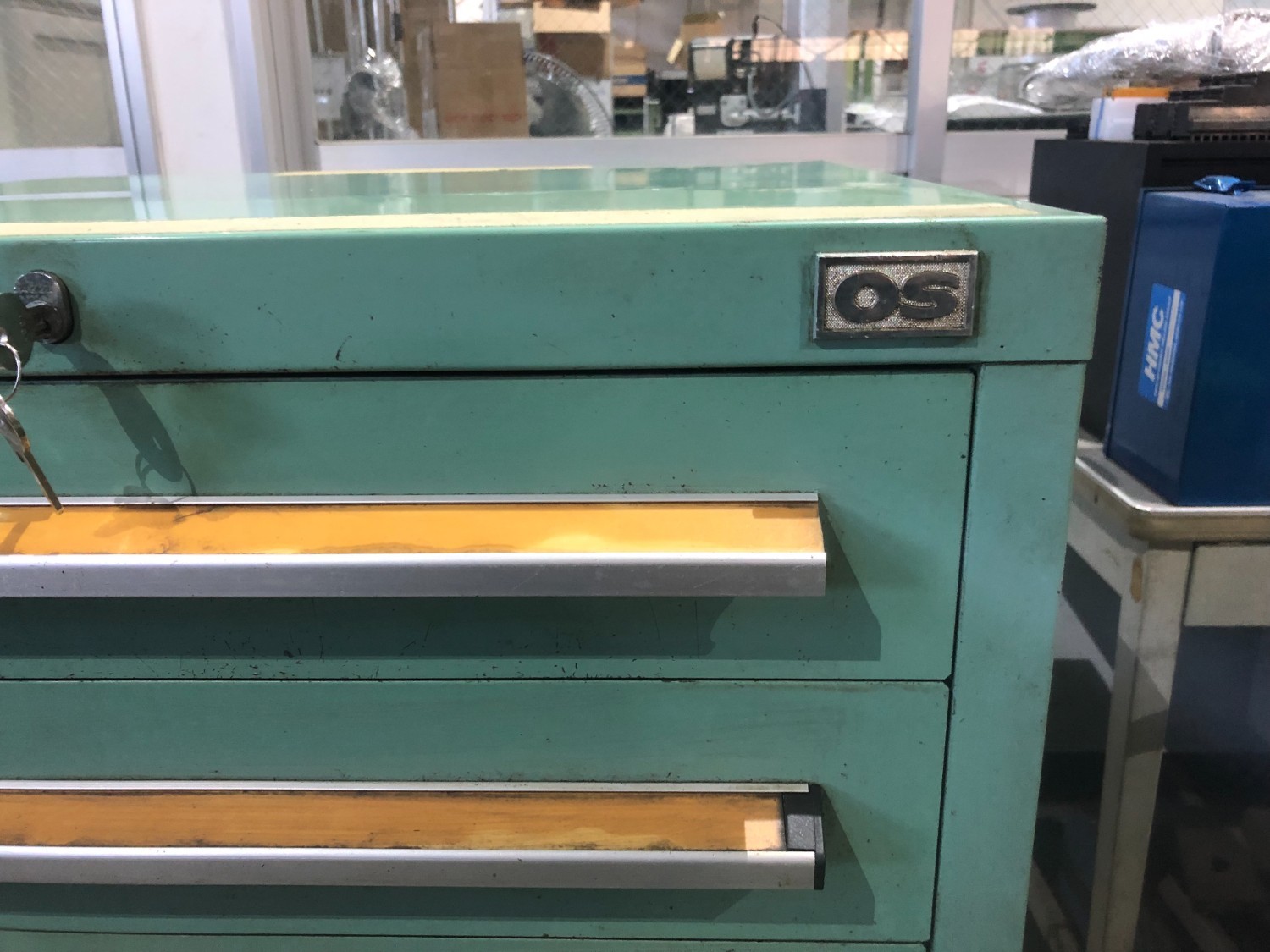 中古キャビネット類 【キャビネット7段】W590xD510xH1020mm OS 