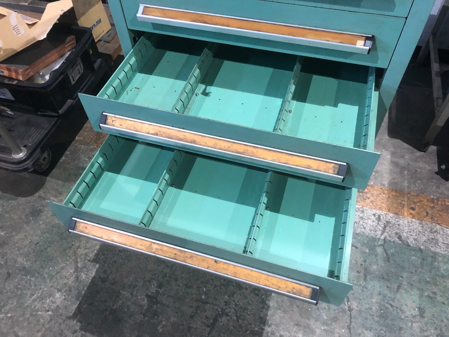 中古キャビネット類 【キャビネット7段】W590xD510xH1020mm OS 