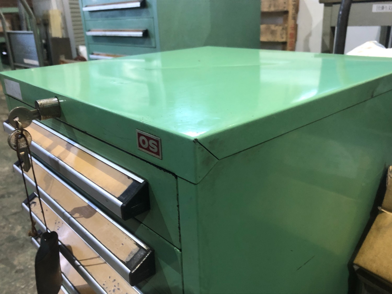 中古キャビネット類 【キャビネット】W415xD405xH420mm OS 