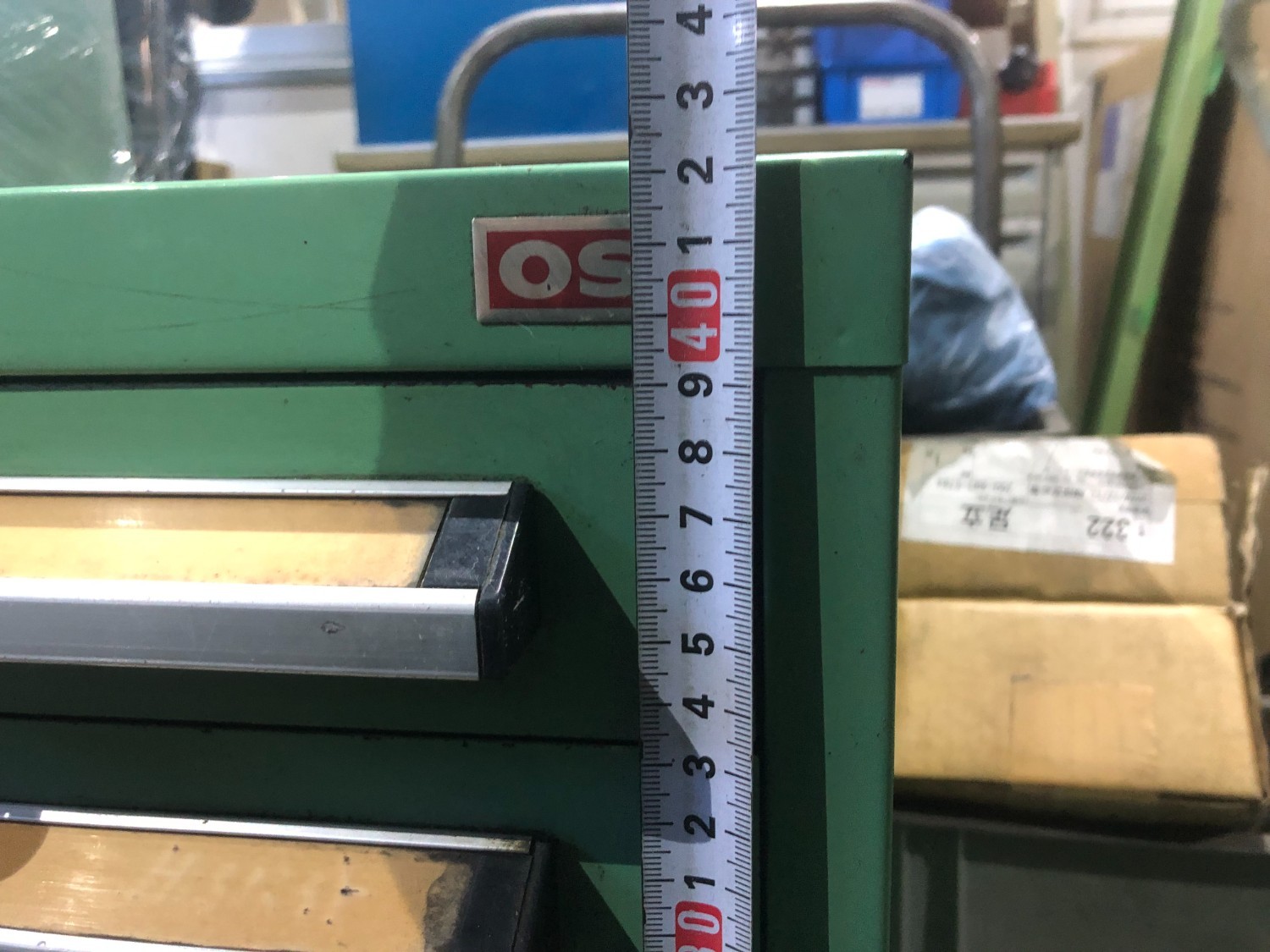 中古キャビネット類 【キャビネット】W415xD405xH420mm OS 