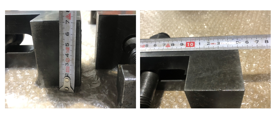 中古その他クランプ治具 【クランプ2個】144ｘ70ｘH72mm 不明