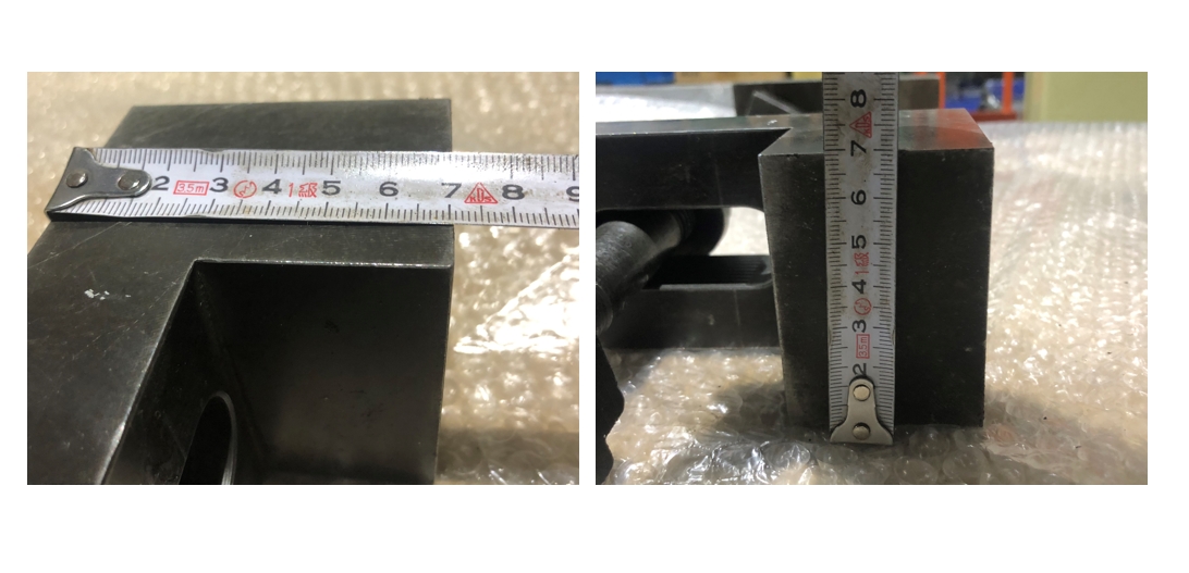 中古その他クランプ治具 【クランプ2個】144ｘ70ｘH72mm 不明