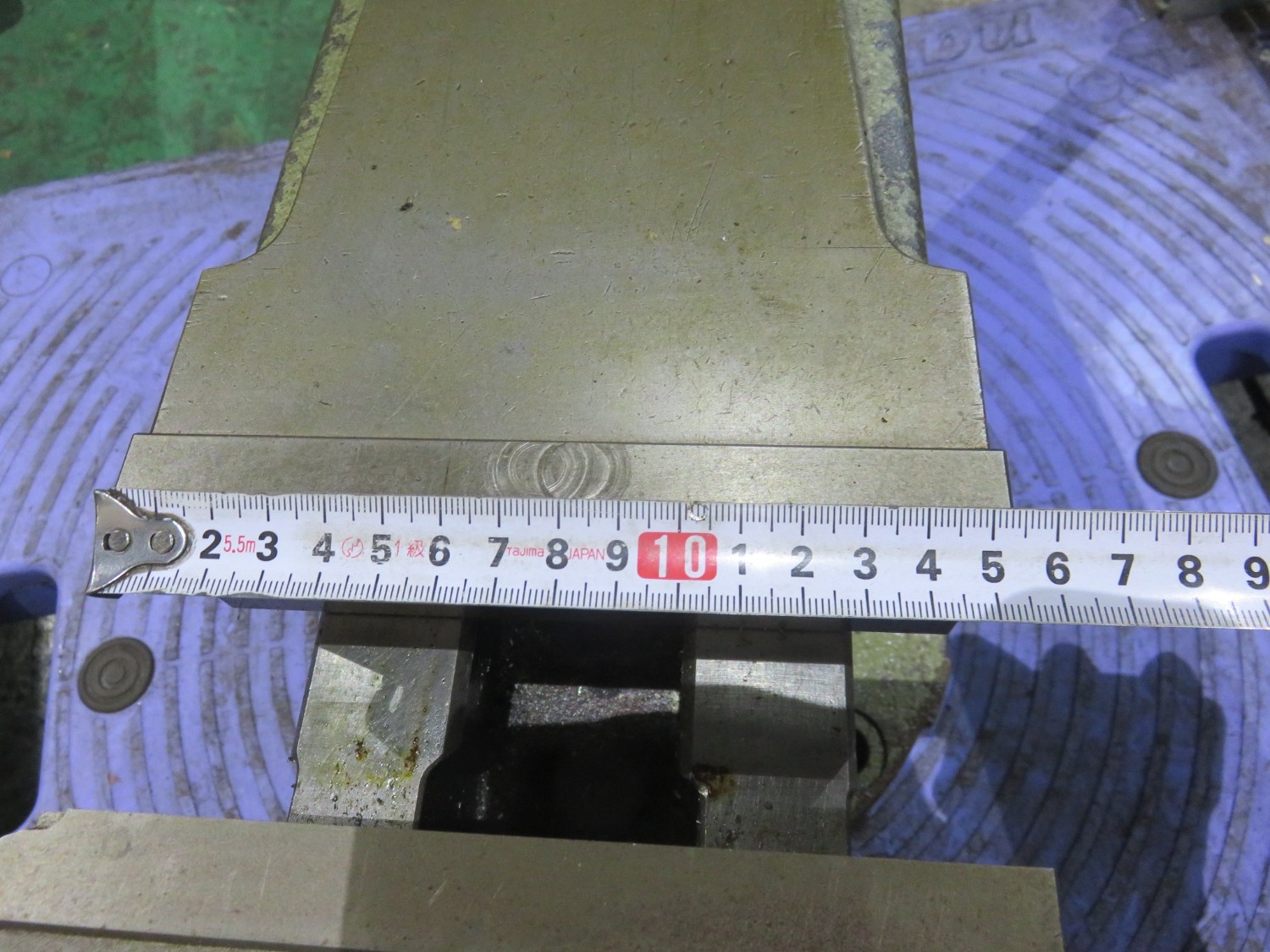 中古キャビネット類 【油圧バイス】口幅150ｍｍ　口高55ｍm　 不明