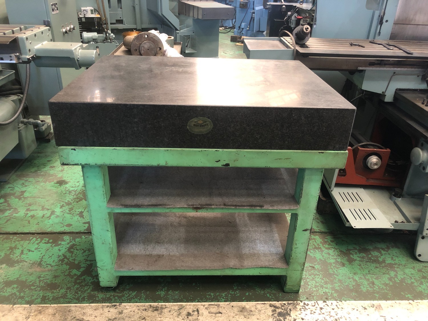 中古石定盤（セラミックも含む） 【石定盤（台付き）】W1000xD755xH160(mm) TRADE MARK