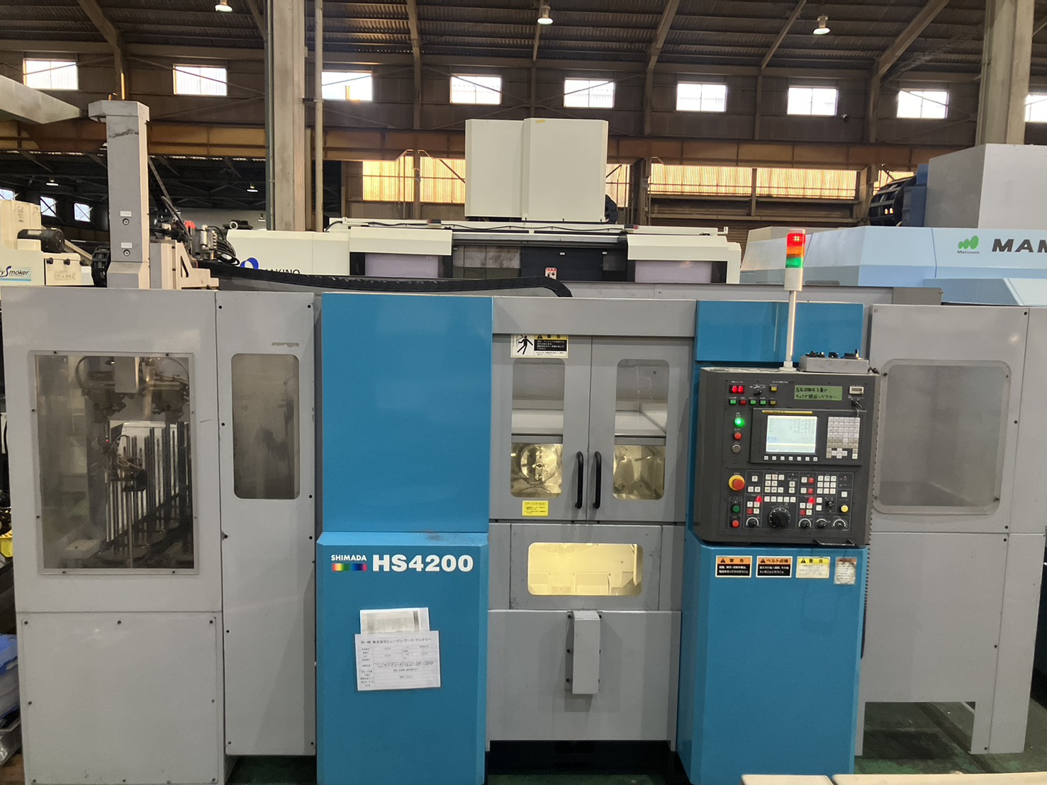 中古NC旋盤 HS4200 嶋田鉄工所