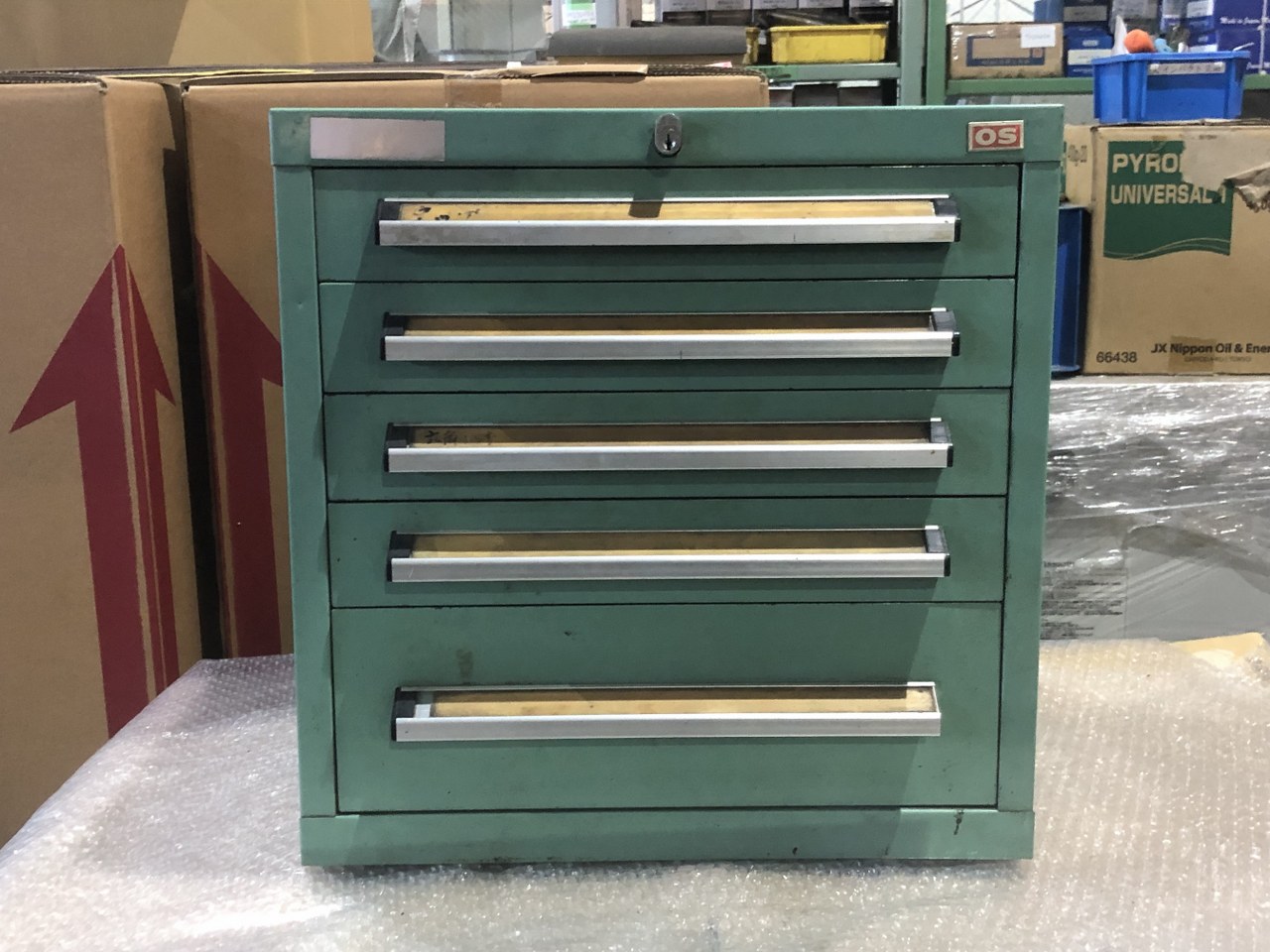 中古キャビネット類 【キャビネット5段】5段 OS