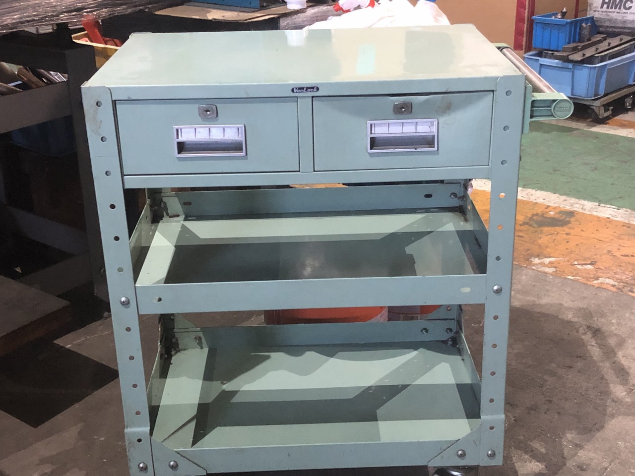 中古キャビネット類 【ツールワゴン】W665xD400xH795(mm) バンラック/VANLACK