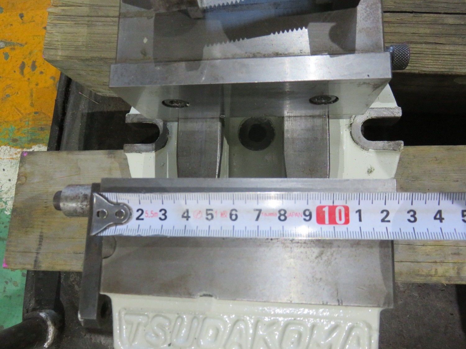 中古油圧バイス 【油圧バイス】口幅125ｍｍ　口高50ｍm 津田駒