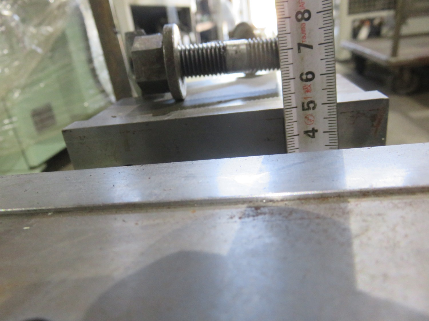 中古油圧バイス 【油圧バイス】口幅125ｍｍ　口高50ｍm 津田駒