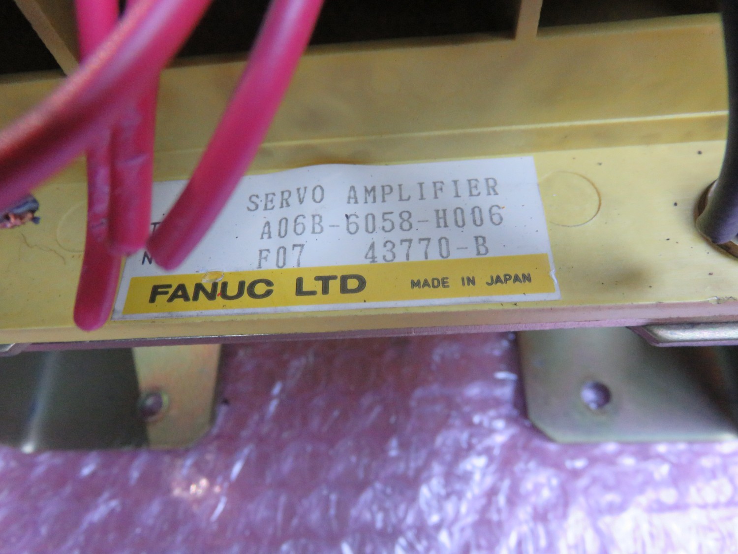 中古その他 【サーボアンプ】A06B-6058-H006 FANUC/ファナック