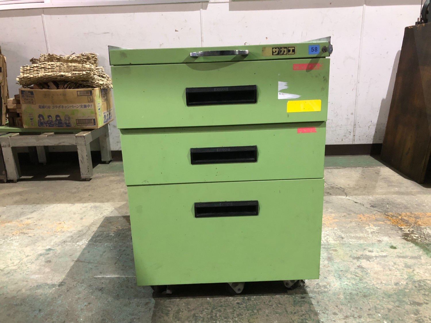 中古キャビネット類 【キャビネット】W460xD545xH640(mm) サカエ/SAKAE