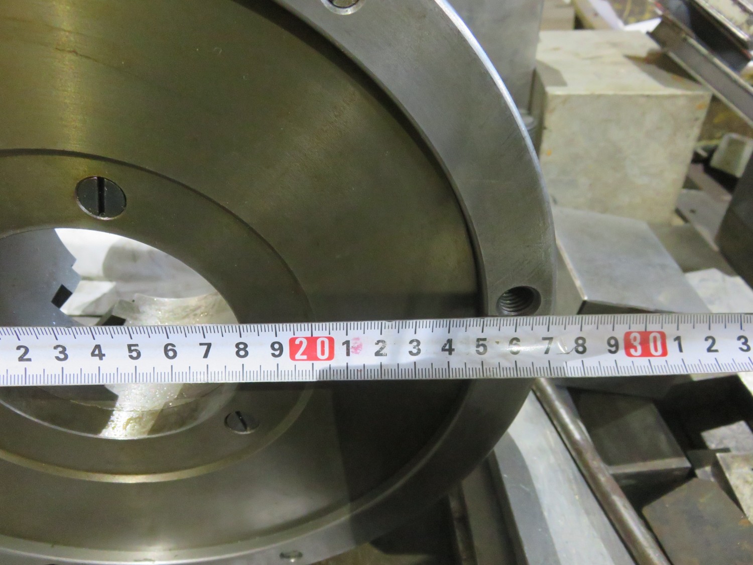 中古スクロールチャック 【スクロールチャック】φ270　*爪無し* 帝国チャック