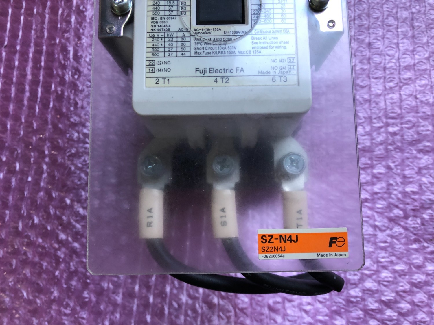 中古その他 【電磁接触器】SC-N4  富士電機