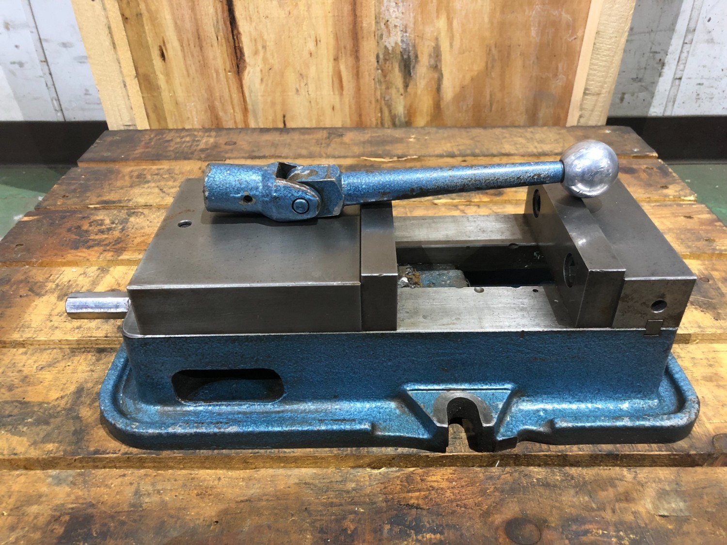 中古精密バイス 【精密バイス】口幅125mm ナベヤ