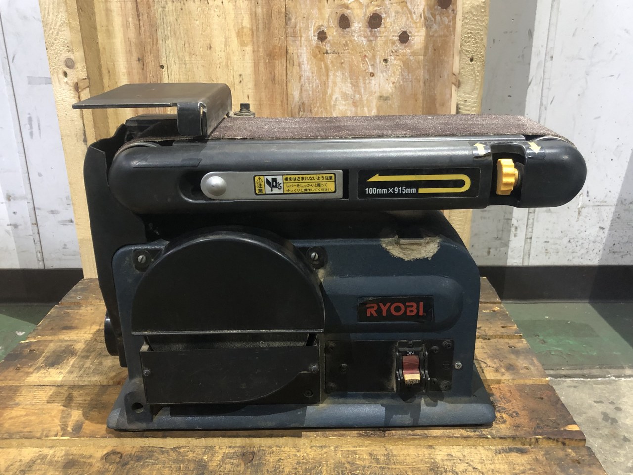 中古お買い得品・1山販売等 【ベルトジスクサンダ】BDS-1000 RYOBI/リョービ