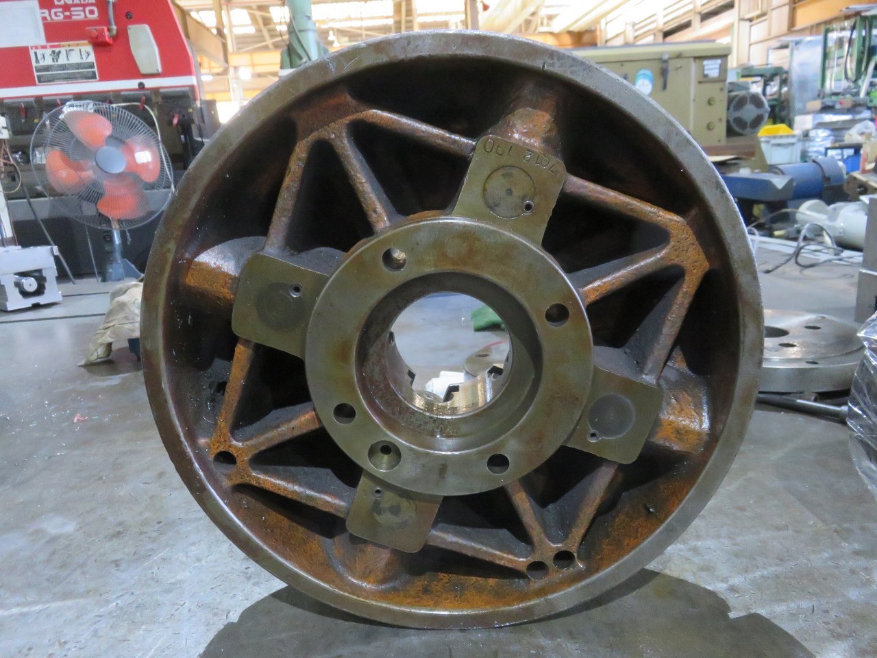 中古インデペンデントチャック 【インデペンデントチャック】φ350　 NOBEL