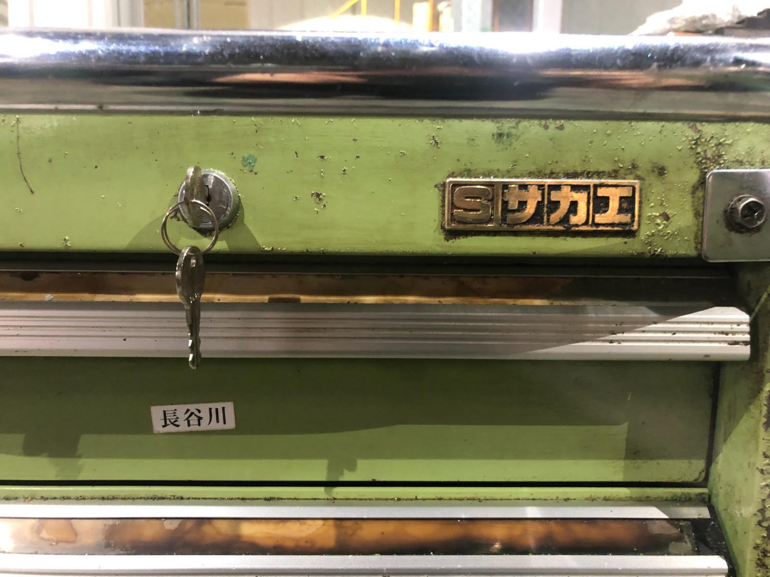 中古キャビネット類 【キャビネットワゴン】W475xD760xH865(mm) サカエ/SAKAE