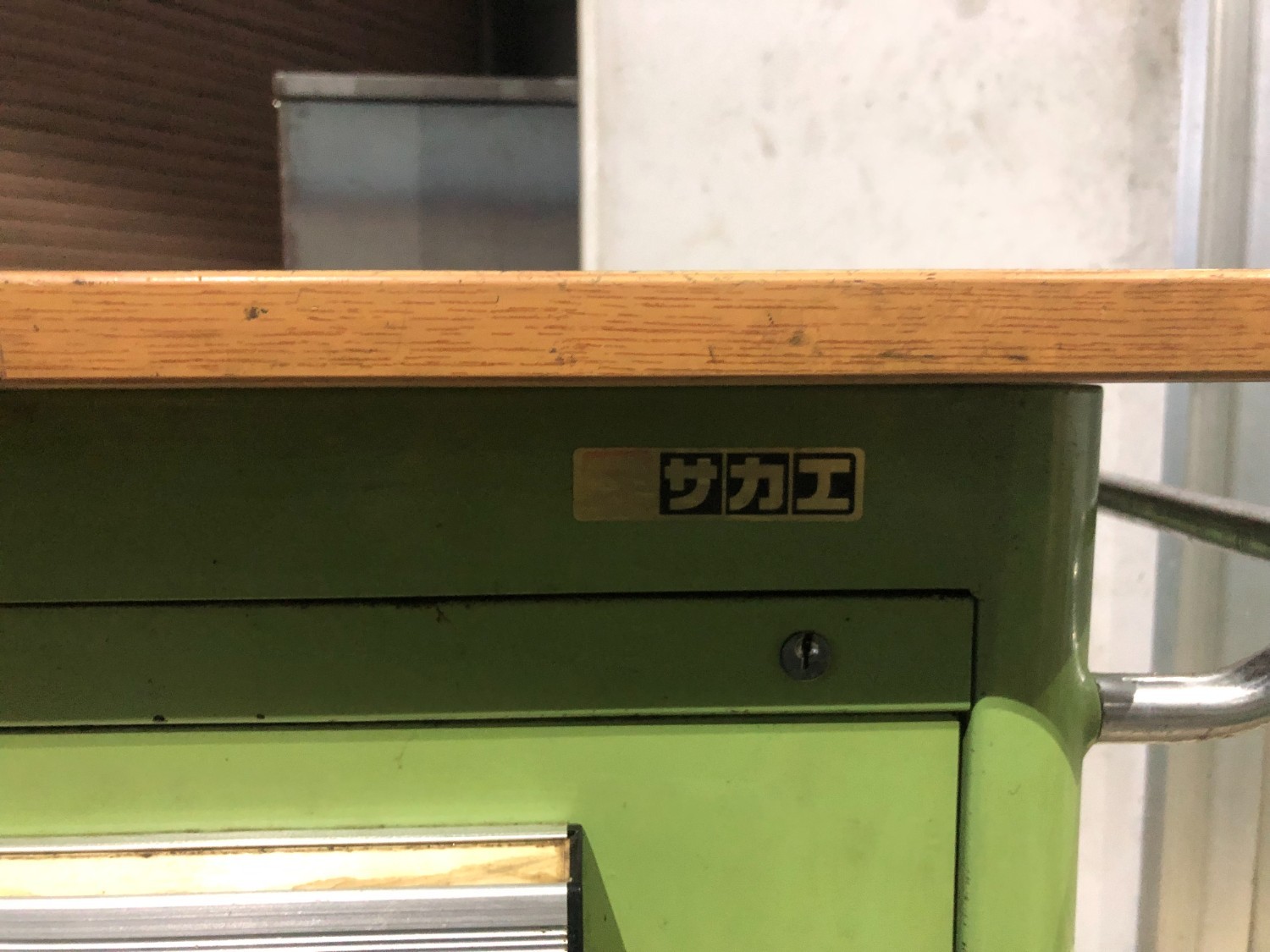 中古キャビネット類 【作業台】W760xD500xH900(mm) サカエ/SAKAE