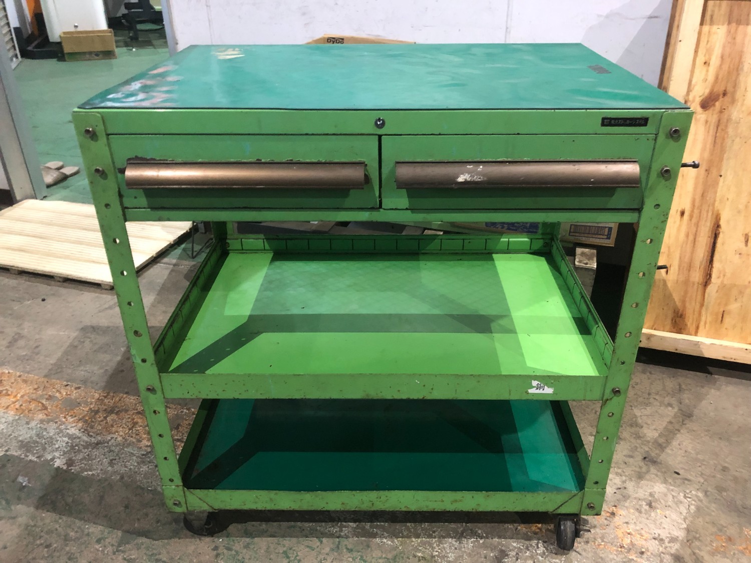 中古キャビネット類 【ツールワゴン】W740xD500xH785(mm) 東京ストッカーシステム/TSS