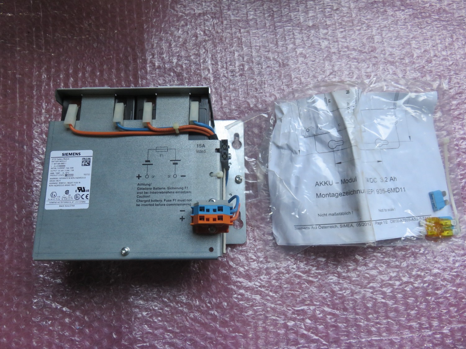 中古その他 【バッテリーモジュール】6EP1935-6MD11 シーメンス