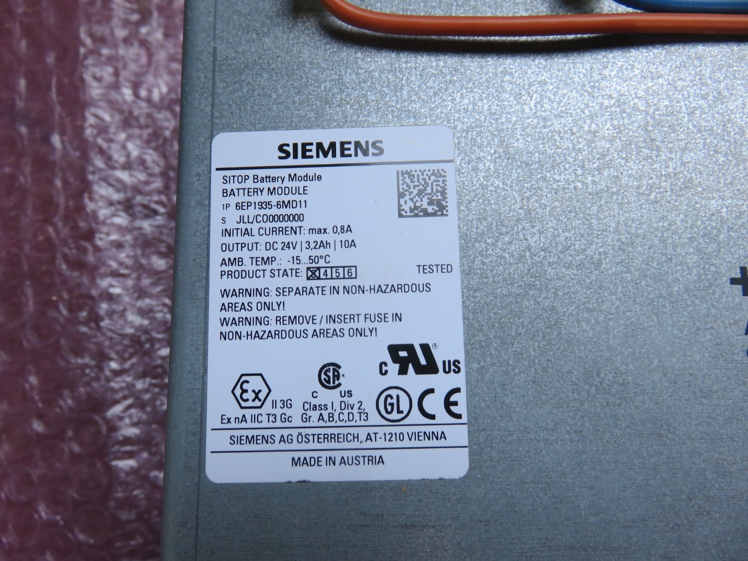 中古その他 【バッテリーモジュール】6EP1935-6MD11 シーメンス