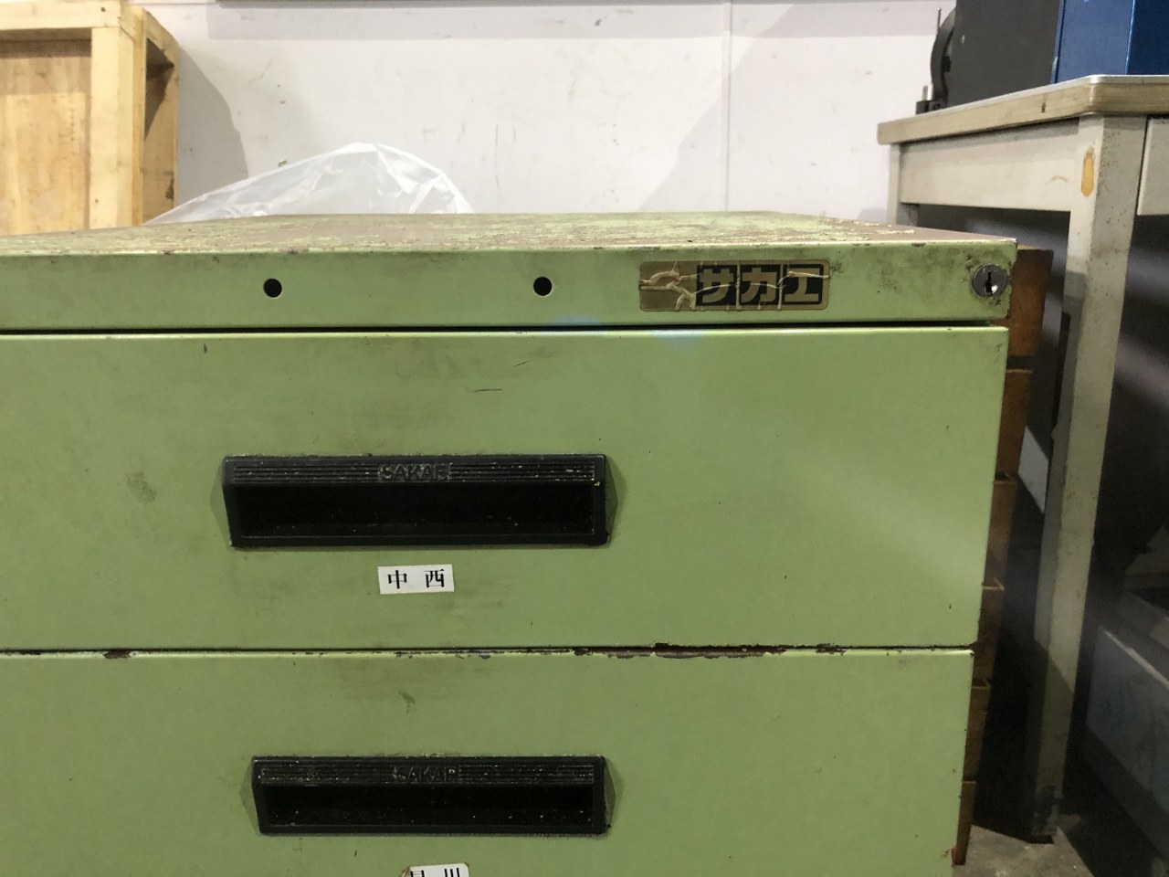 中古キャビネット類 【棚】W455xD540xH630(mm) サカエ/SAKAE