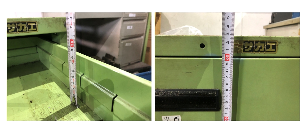 中古キャビネット類 【棚】W455xD540xH630(mm) サカエ/SAKAE