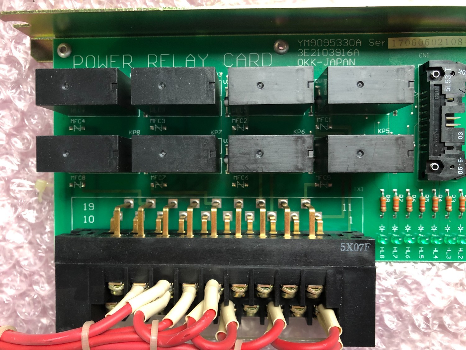 中古その他 【POWER RELAY CARD】YM9095330A  3E2103916A OKK JAPAN