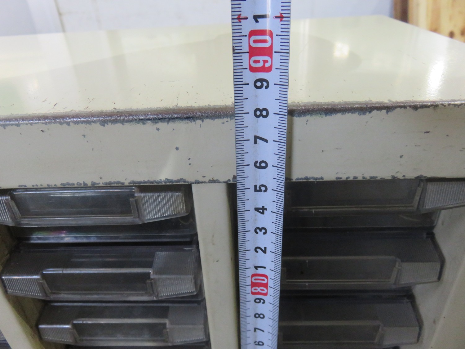 中古キャビネット類 【パーツケース】W515xD240xH880(mm) バンラック/VANLACK