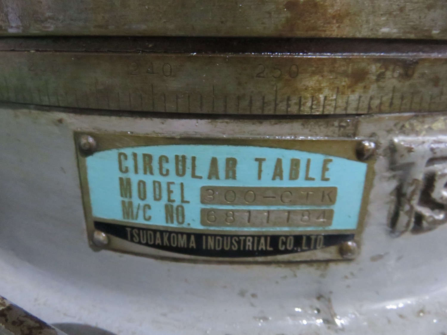 中古その他 【サーキュラーテーブル】300-CTK   津田駒