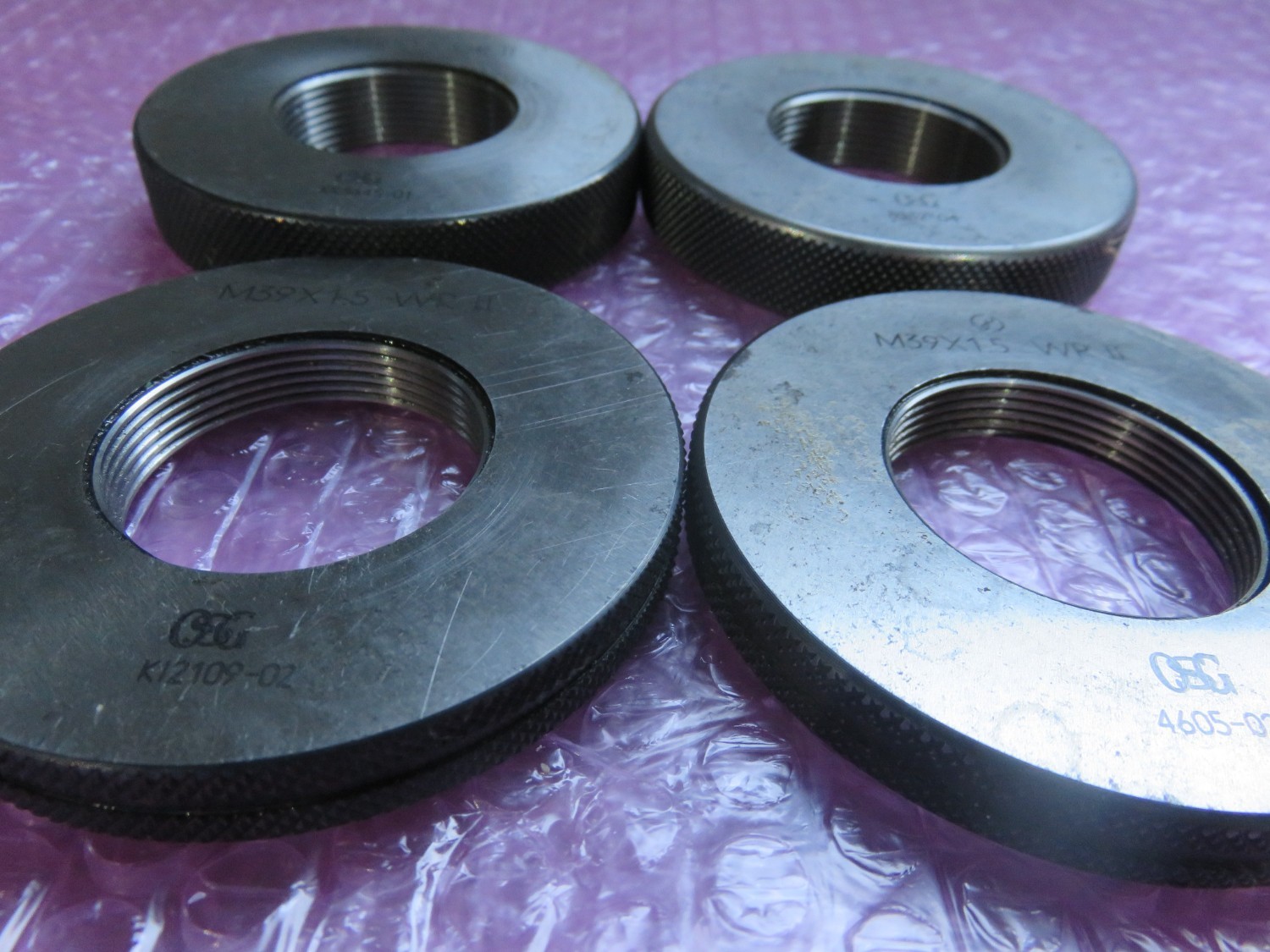 中古その他ゲージ 【リングゲージ】様々なサイズがあります。　 オーエスジー