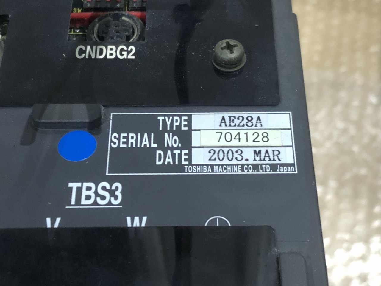 中古Maintenance and spare parts・ Mechanical elements 【サーボアンプ】AE28A 東芝 /TOSHIBA