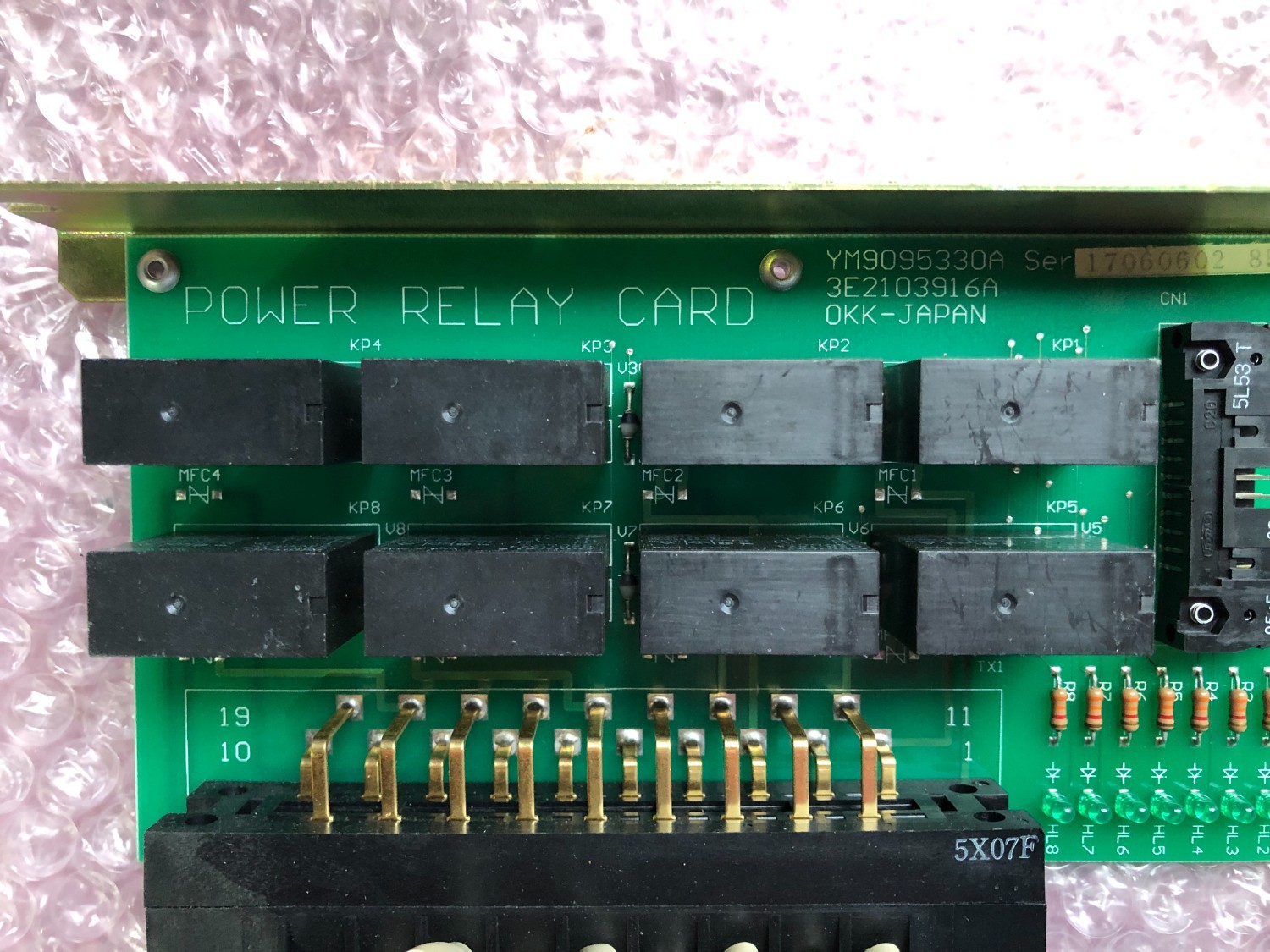 中古その他 【POWER RELAY CARD】YM9095330A  3E2103916A OKK JAPAN