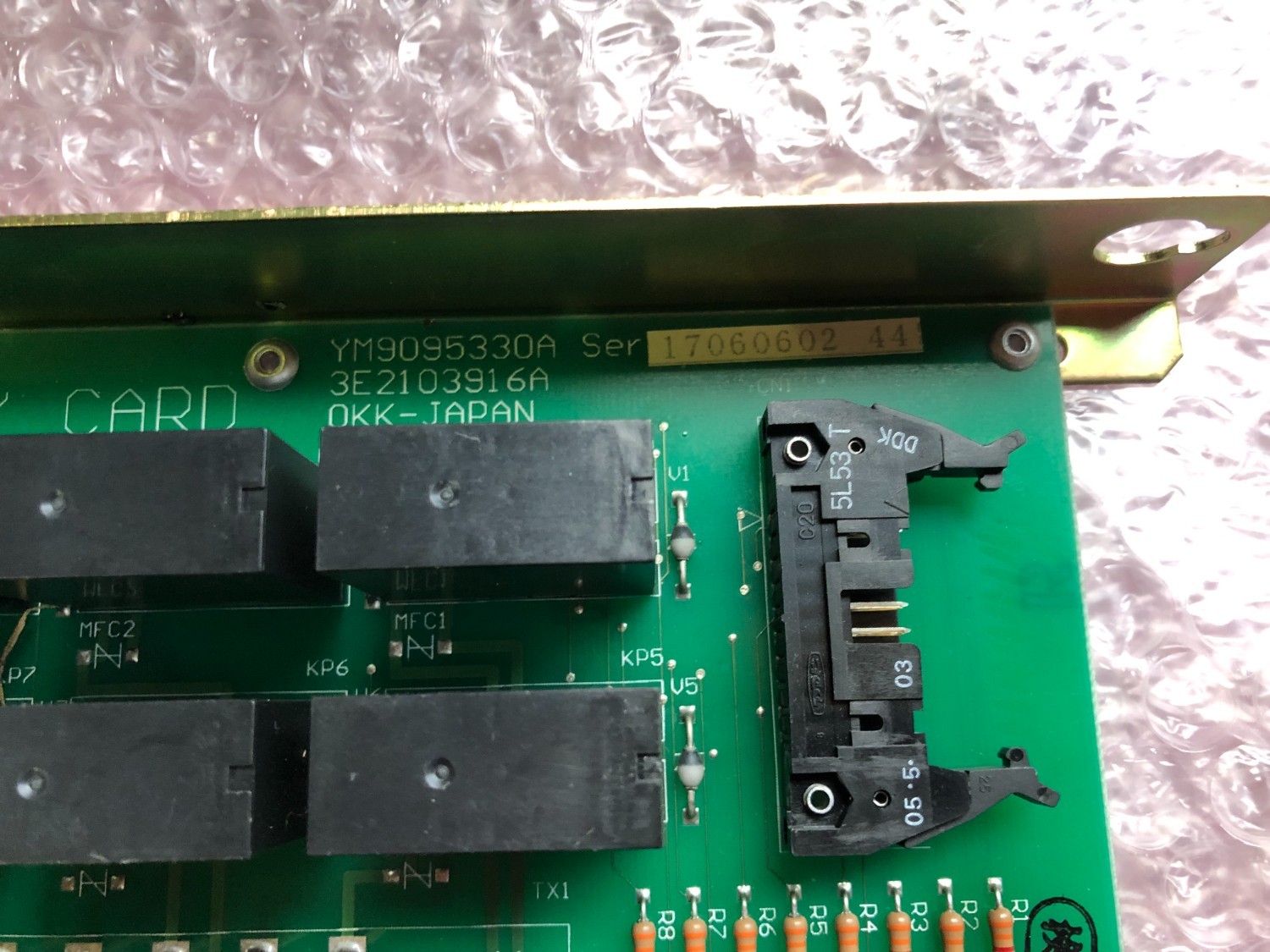 中古その他 【POWER RELAY CARD】YM9095330A  3E2103916A OKK JAPAN